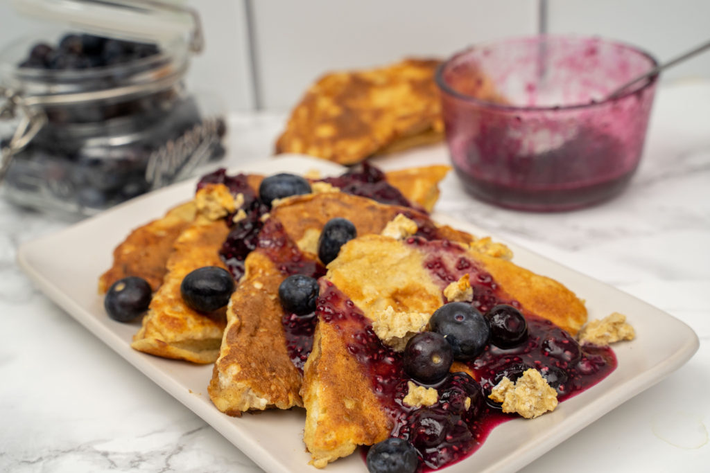 Blueberry Muffin Protein French Toast MacroChef